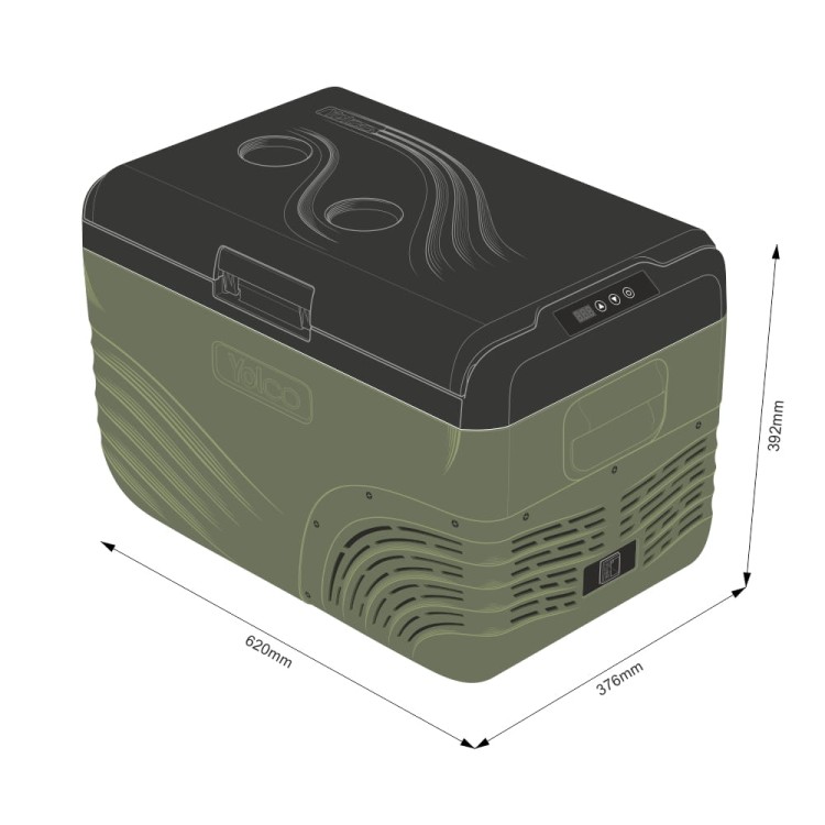 Yolco NX30 Green w ujęciu produktowym