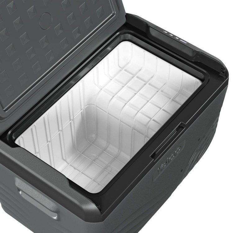 Detal otwartej pokrywy Yolco NX30 Carbon