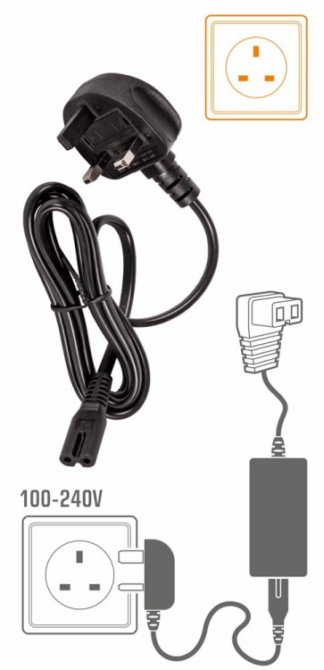 Zasilacz i przewód do Yolco RL80D Black