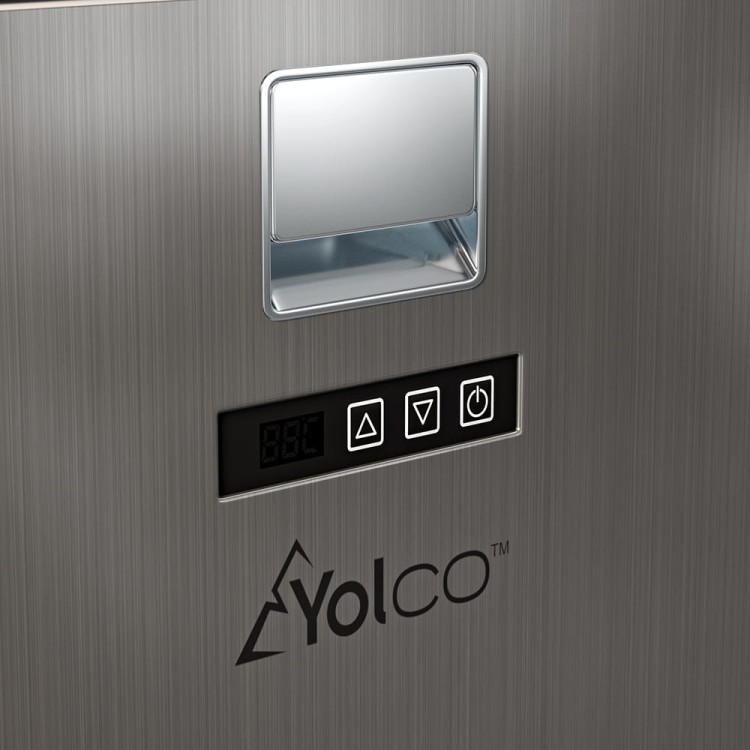 Panel sterowania temperaturą w Yolco QL90 Silver