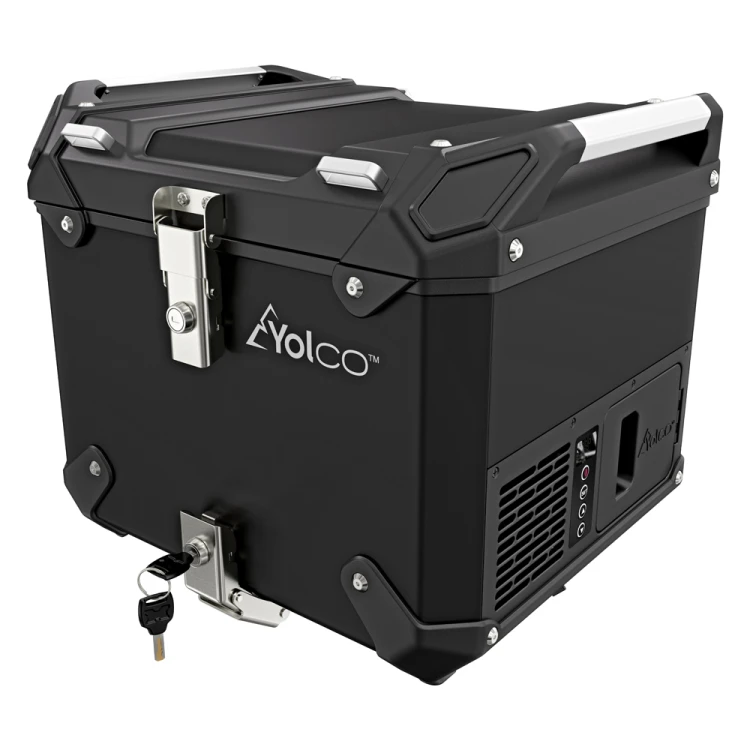 Lodówka motocyklowa Yolco MCX17 Black w czarnej obudowie