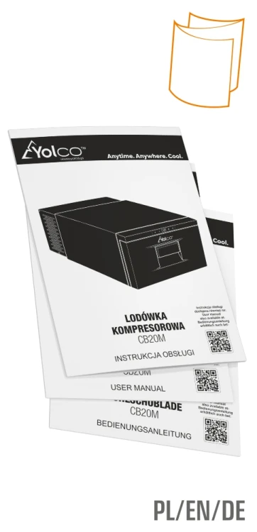 Instrukcja obsługi lodówki turystycznej Yolco CB20M