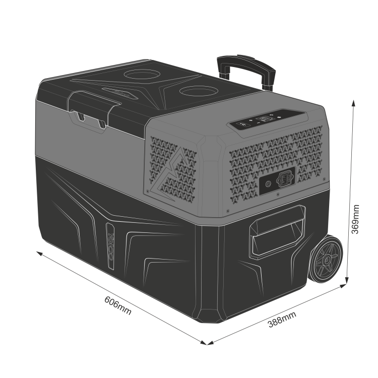Yolco BCX30 Carbon Wymiary