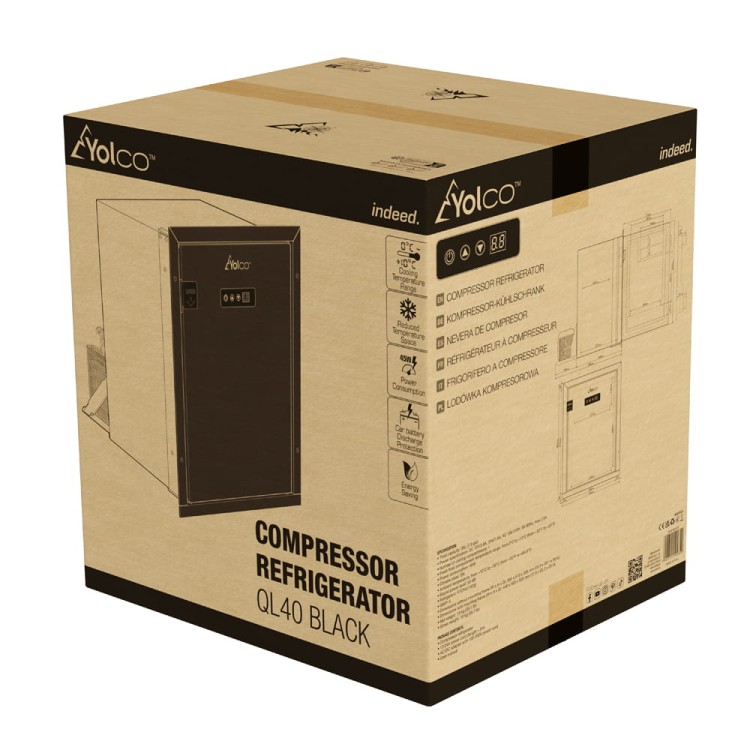 Opakowanie transportowe Yolco QL40 Black
